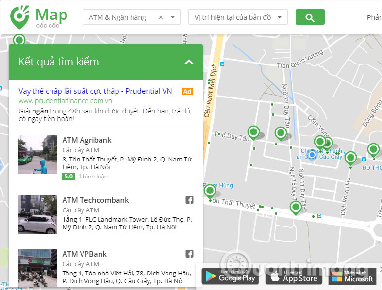 How to use Coc Coc Map on your computer Picture 4
