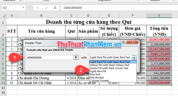 How to use Conditional Formatting to conditional formatting in Excel Picture 3