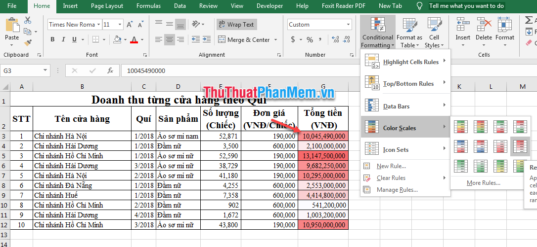 How to use Conditional Formatting to conditional formatting in Excel Picture 7