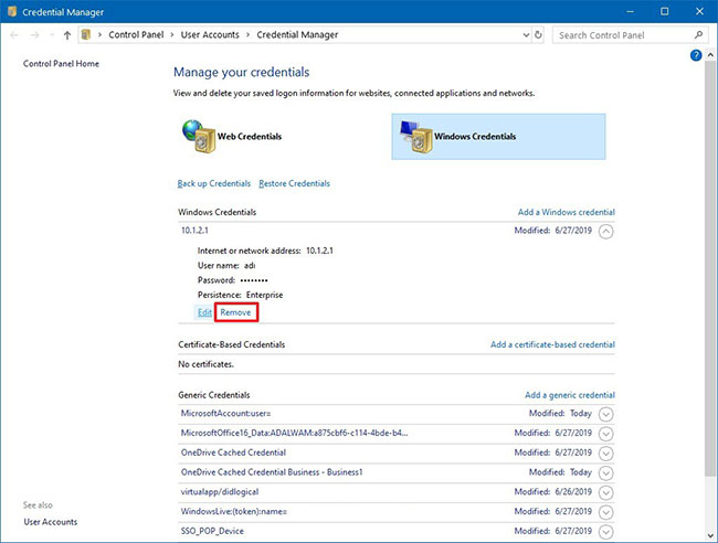 How To Use Credential Manager In Windows 10 2042