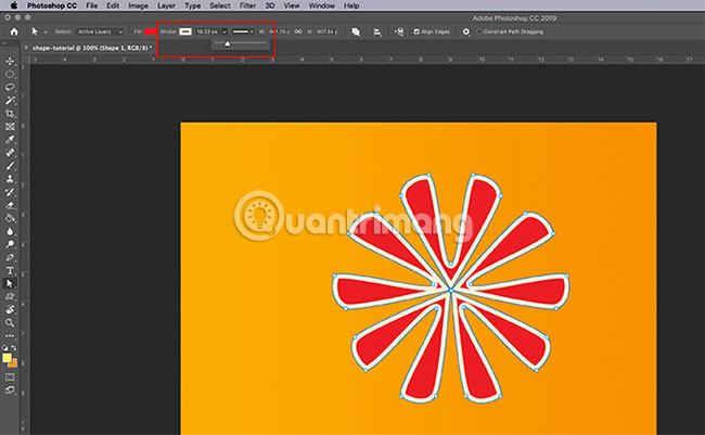 How to use Custom Shape Tool in Adobe Photoshop Picture 16