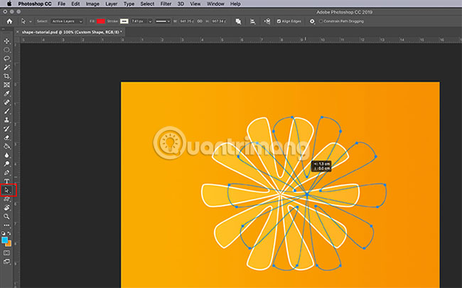 How to use Custom Shape Tool in Adobe Photoshop Picture 19