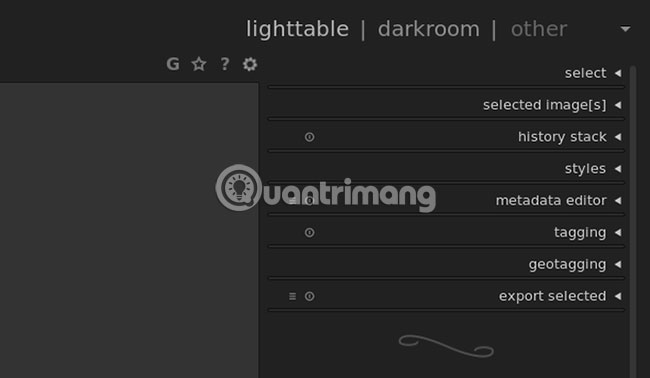 darktable import from camera