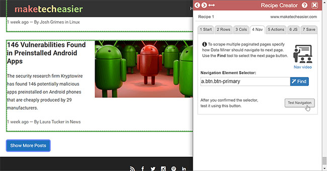 How to use Data Miner to extract data from websites Picture 12