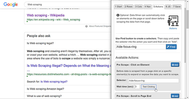 How to use Data Miner to extract data from websites Picture 13