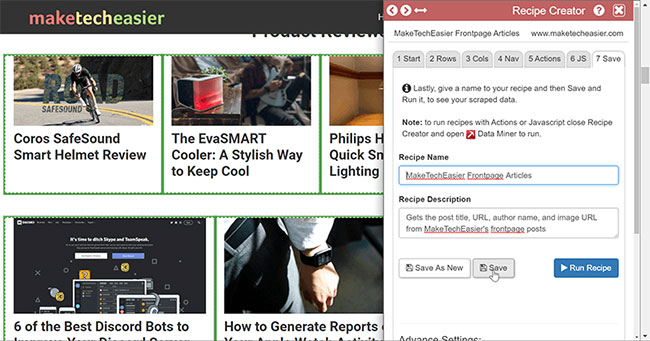 How to use Data Miner to extract data from websites Picture 14