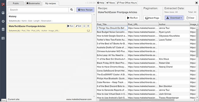 How to use Data Miner to extract data from websites Picture 15