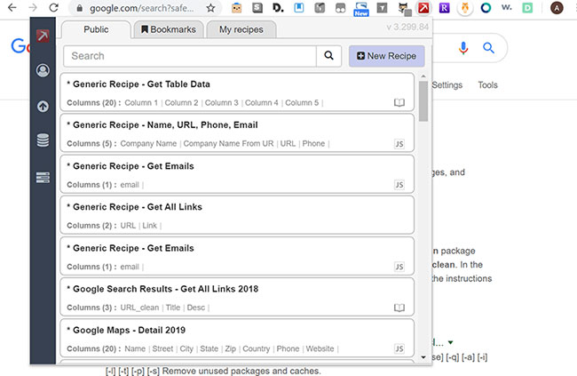 How to use Data Miner to extract data from websites Picture 3