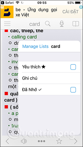 How to use Dict Box to translate and look up words on iPhone Picture 15