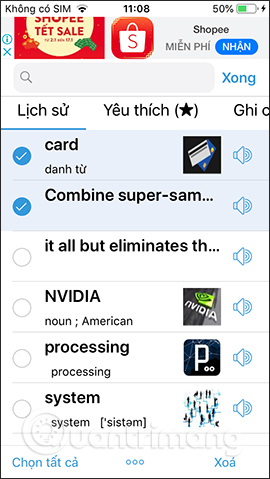 How to use Dict Box to translate and look up words on iPhone Picture 24