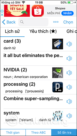 How to use Dict Box to translate and look up words on iPhone Picture 25