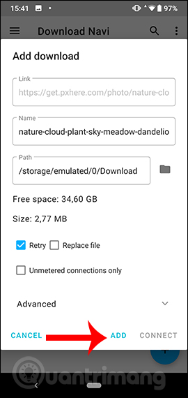 How to use Download Navi download files on Android Picture 3