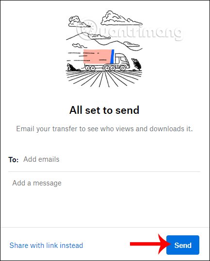How to use Dropbox Transfer to send files online Picture 9