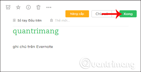 How to use Evernote widget on Google Chrome Picture 7