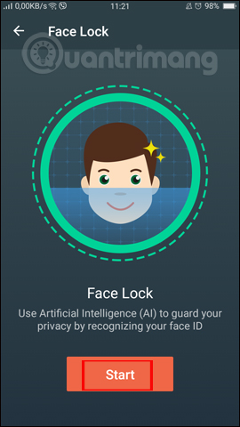 How to use Face ID feature on Android Picture 6