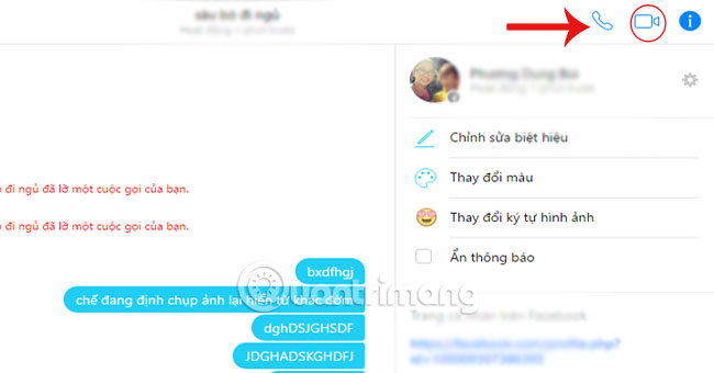How to use Facebook Messenger Web version Picture 3