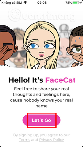 How to use FaceCat to chat privately Picture 1