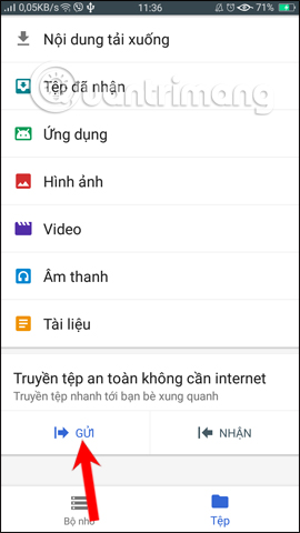 How to use Files Go to manage files, share data on Android Picture 19
