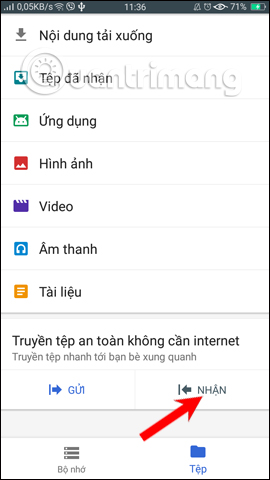 How to use Files Go to manage files, share data on Android Picture 21