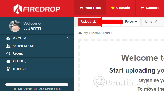 How to use Firedrop multi-platform cloud storage service Picture 5