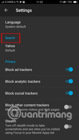 How to use Firefox Focus: Private Browser Picture 10