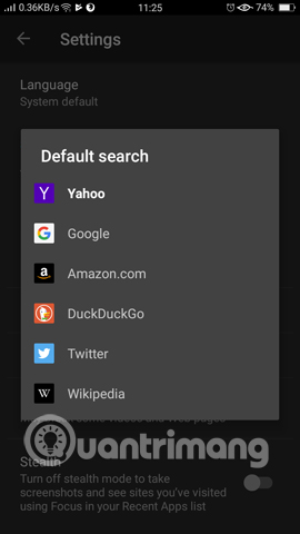 How to use Firefox Focus: Private Browser Picture 11