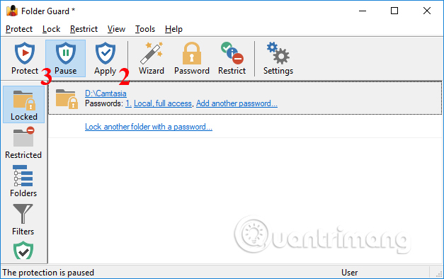 How to use Folder Guard to set a folder password Picture 12