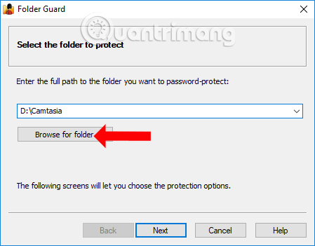 How to use Folder Guard to set a folder password Picture 9