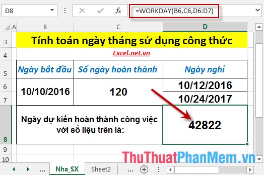 How to use functions to identify and calculate date information in Excel Picture 10