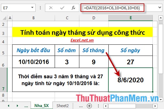 How to use functions to identify and calculate date information in Excel Picture 12