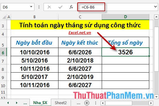 How to use functions to identify and calculate date information in Excel Picture 6