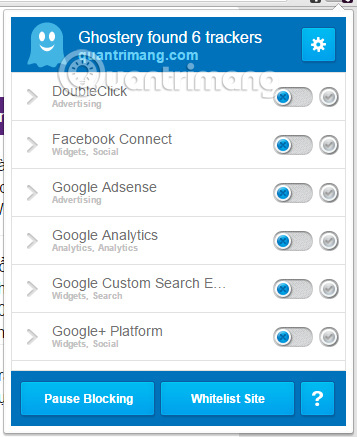 How to use Ghostery to block tracking on a Web browser Picture 5