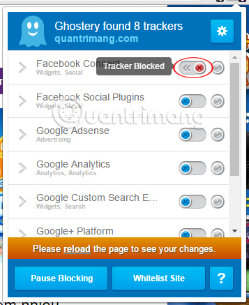 How to use Ghostery to block tracking on a Web browser Picture 6