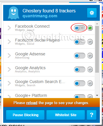 How to use Ghostery to block tracking on a Web browser Picture 7