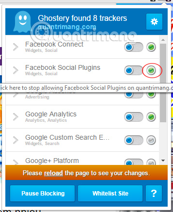 How to use Ghostery to block tracking on a Web browser Picture 8