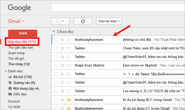 How to use Gmail for newbies - Receive & send mail, organize mail, delete sent mail, recover deleted mail Picture 12