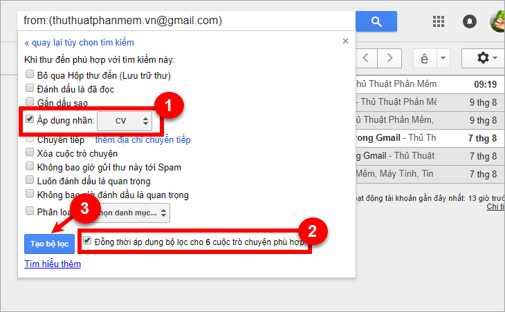 How to use Gmail for newbies - Receive & send mail, organize mail, delete sent mail, recover deleted mail Picture 19