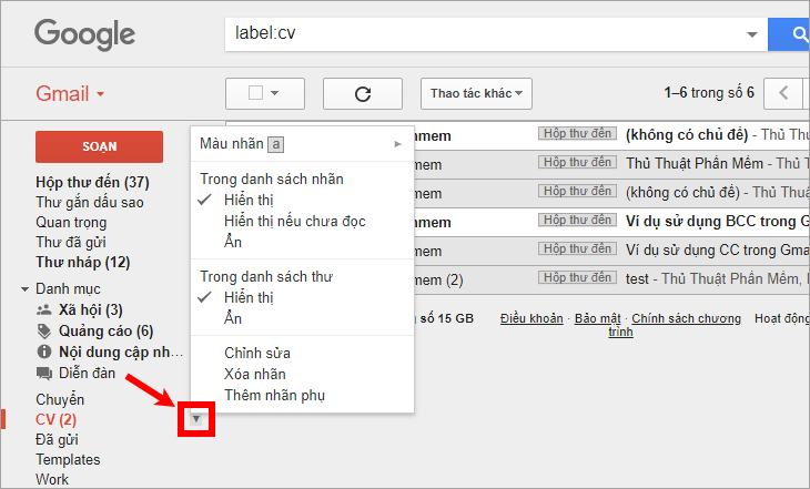 How to use Gmail for newbies - Receive & send mail, organize mail, delete sent mail, recover deleted mail Picture 23