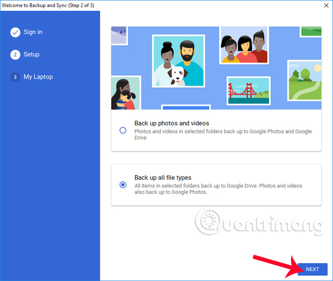How to use Google Backup & Sync backup tool Picture 4