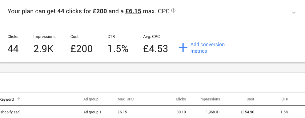 How to use Google Keyword Planner Picture 23