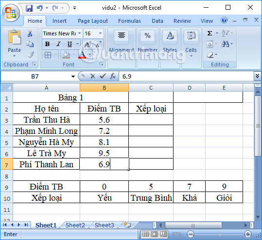 How to use Hlookup function on Excel Picture 1