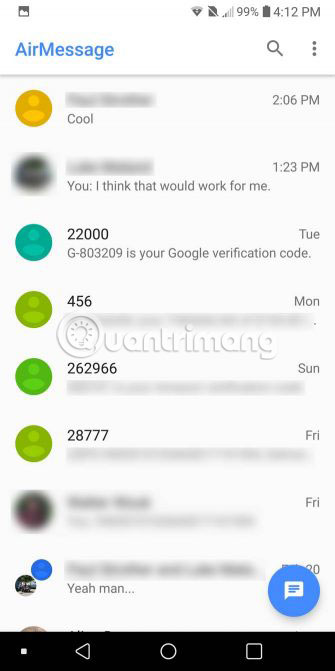 How to use iMessage on Android with AirMessage and Mac Picture 7