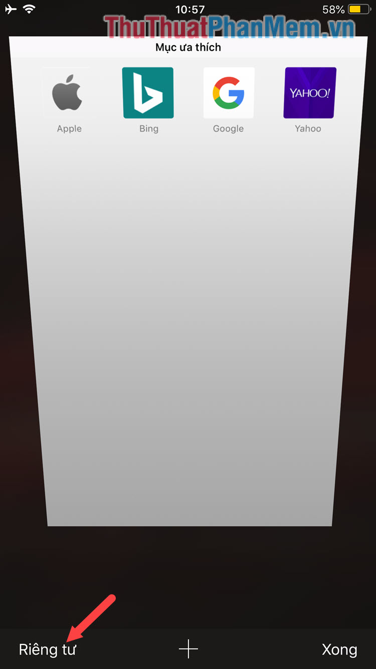 How to use Incognito Tab on iPhone - Open Incognito Tab on iPhone Picture 3
