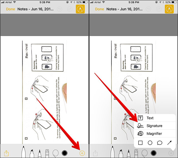 How to use Instant Markup to take notes on iPhone / iPad Picture 6