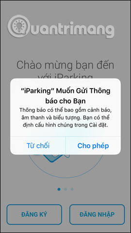 How to use iParking to find parking spots on the phone Picture 1