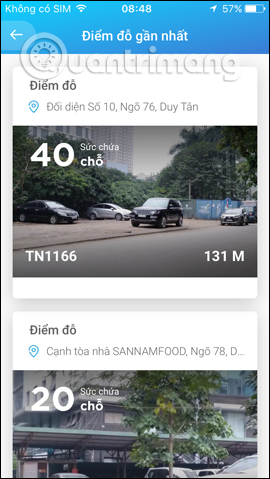 How to use iParking to find parking spots on the phone Picture 12
