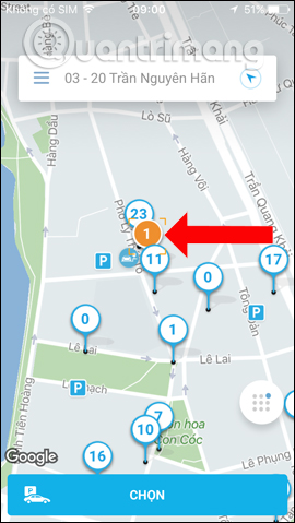 How to use iParking to find parking spots on the phone Picture 17