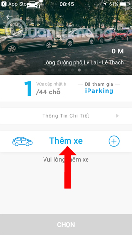 How to use iParking to find parking spots on the phone Picture 18
