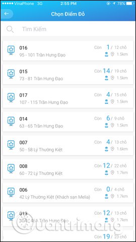 How to use iParking to find parking spots on the phone Picture 28