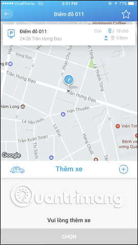 How to use iParking to find parking spots on the phone Picture 29